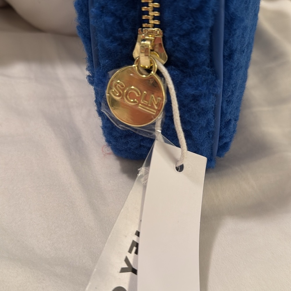 Stoney Clover Lane Royal Blue Fleece “Small” Pouch
Cozy Sherpa 
NWT - Picture 2 of 3